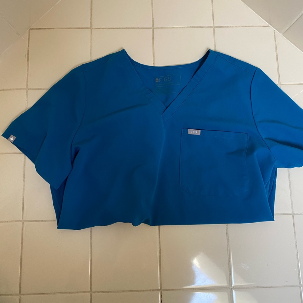 Figs Catrina Scrub Top XL